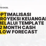 Optimalisasi Proyeksi Keuangan melalui Template 12 Month Cash Flow Forecast